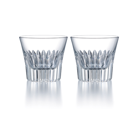Baccarat Crystal Everyday Crysta Old Fashion Tumbler Glass No. 3 Set of 2 | 3.25in