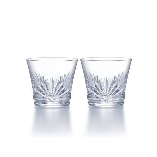 Baccarat Crystal Everyday Lutetia Tumbler Glass No. 3 | Set of 2