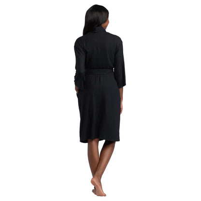 Dream Shawl Collar Robe | Black S/M