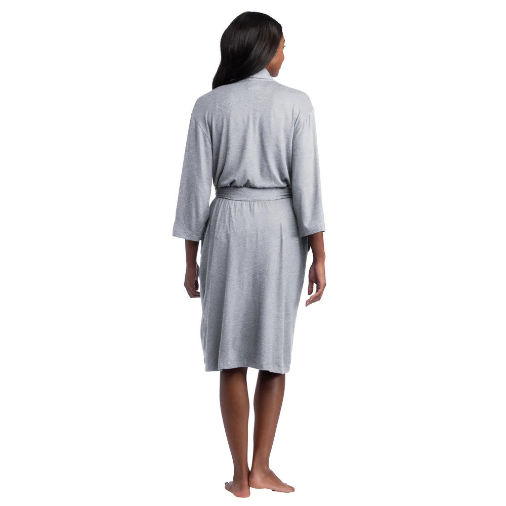Dream Shawl Collar Robe | Heather Grey L/XL