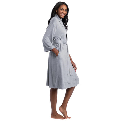 Dream Shawl Collar Robe | Heather Grey L/XL