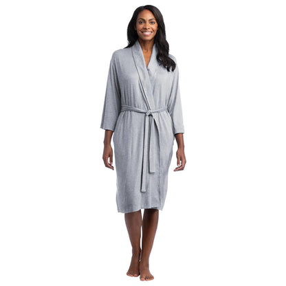 Dream Shawl Collar Robe | Heather Grey L/XL
