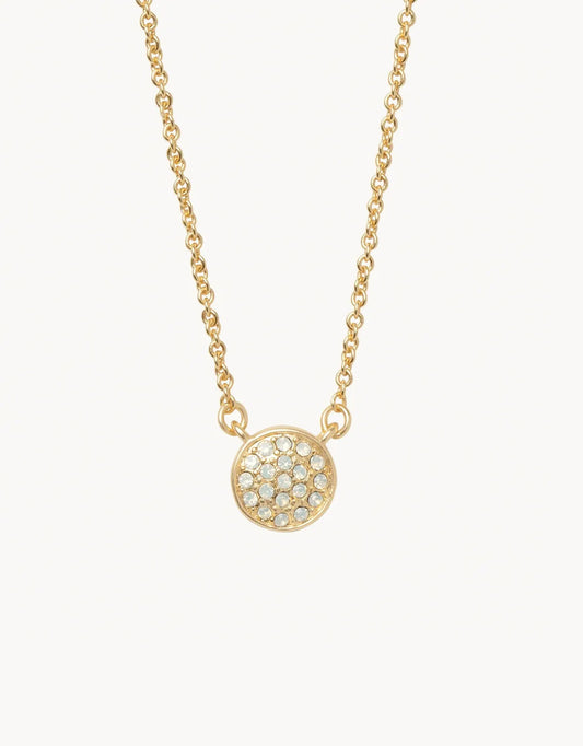 Stronger Pave Silver Rhodium Plate Necklace, 18-21"
