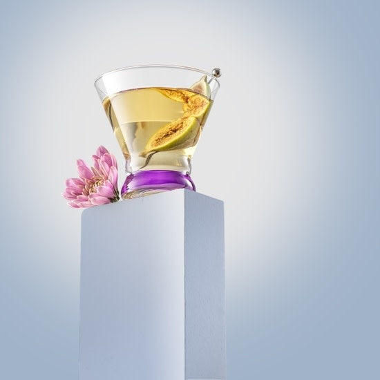 Colored Martini Glass Set