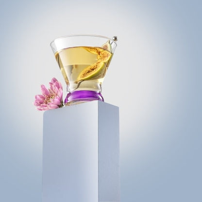 Colored Martini Glass Set