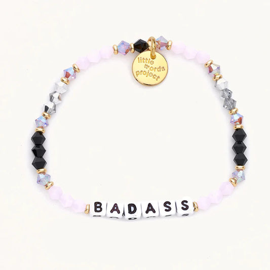 Badass Pink Galaxy Beaded Stretch Bracelet