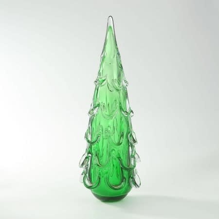 Glass Christmas Tree | Green 16.1in