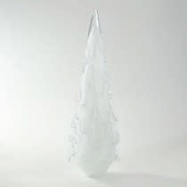 Glass Christmas Tree | White 16.1in