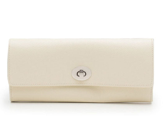 Cream Jewelry Roll