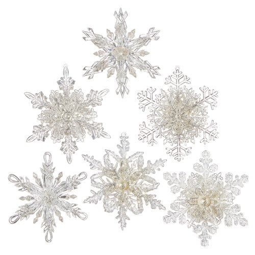 Snowflake Ornament 5" Assorted