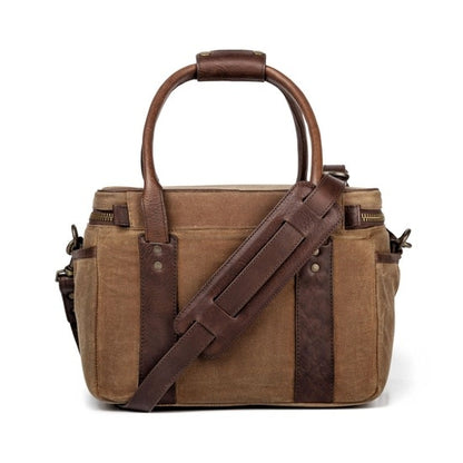 Waxed Canvas Scout Cooler in Smoke