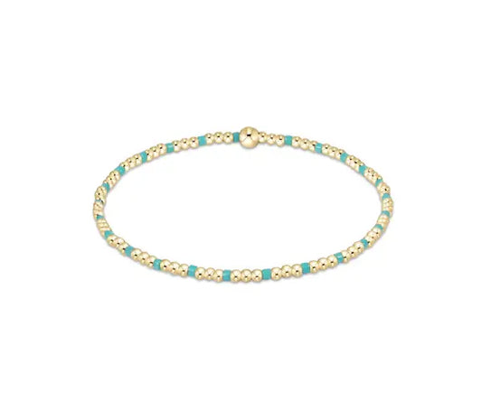 eNewton Hope Sincerity 2mm Bead Bracelet | Turquoise