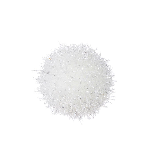 Snow Ball Ornament 5"