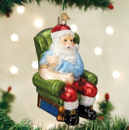 Santa Vaccinated Ornament