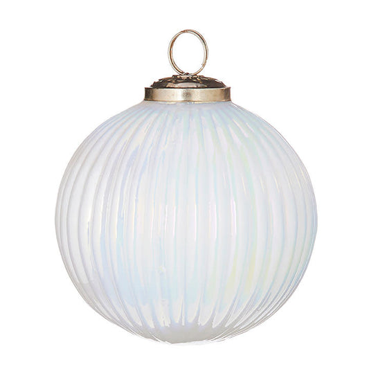 Iridescent Ball Ornament 4"