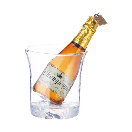 Ice Bucket With Champagne Ornament
