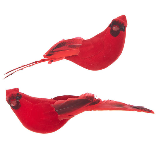 Clip-On Cardinal Ornament 7"