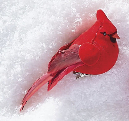 Clip-On Cardinal Ornament 4.5"