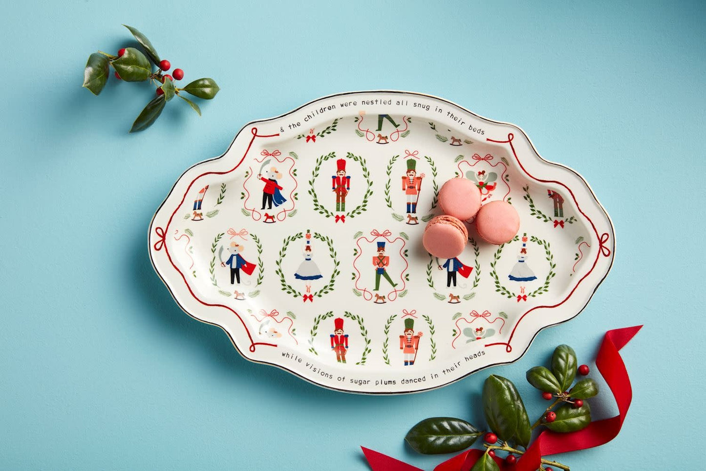 Nutcracker Ballet Serving Platter | 10.5x16.25in