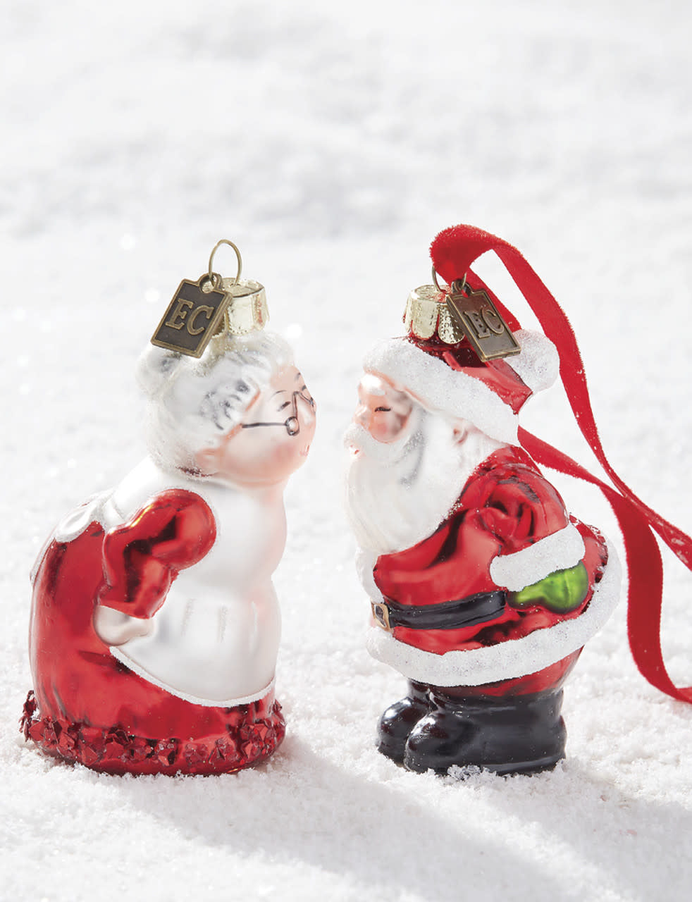 Mr. & Mrs. Claus Ornament | 3.5in