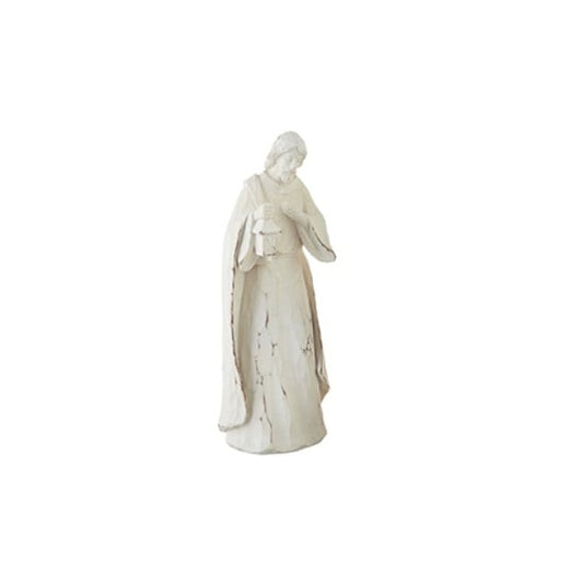 Whitewash Nativity Set | 10in