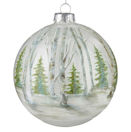 Birch Forest Ball Ornament | 5in