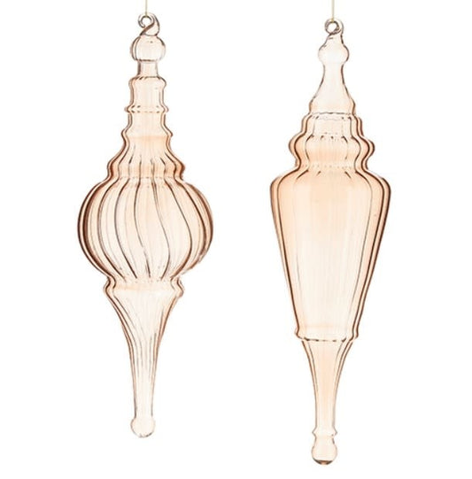 Mocha Finial Ornament | 15.5in