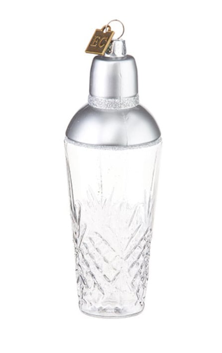 Cocktail Shaker Ornament | 5.5in