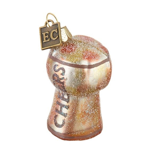 Cheers Cork Ornament | 2.25in
