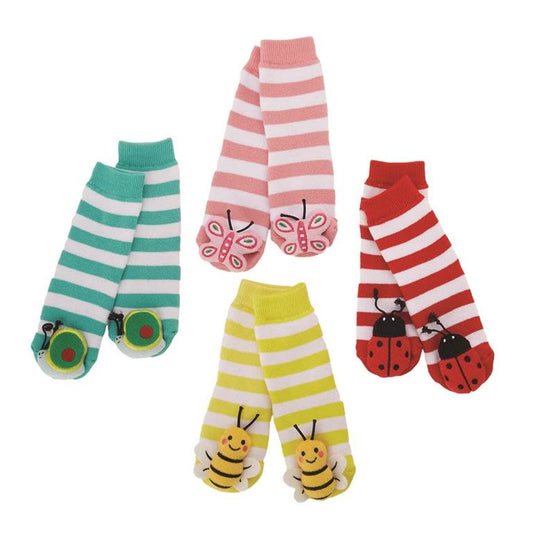 Kid's Insect Rattle Socks | Assorted