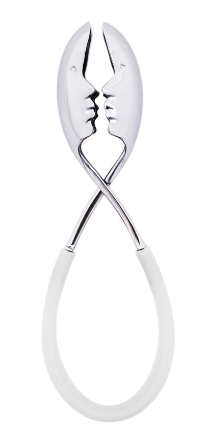 Italian Kiss Me Salad Tong | Silver