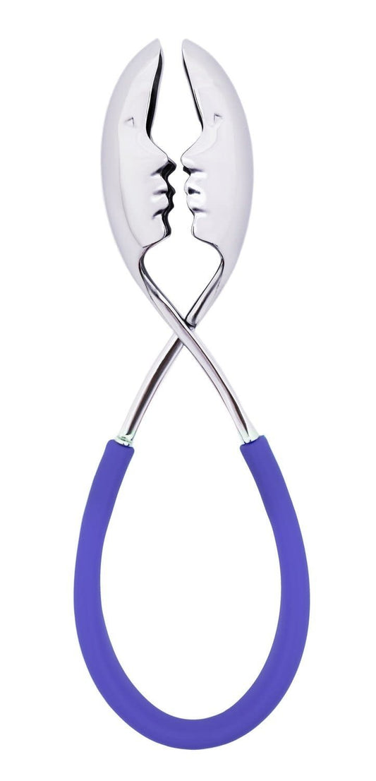 Italian Kiss Me Salad Tong | Silver