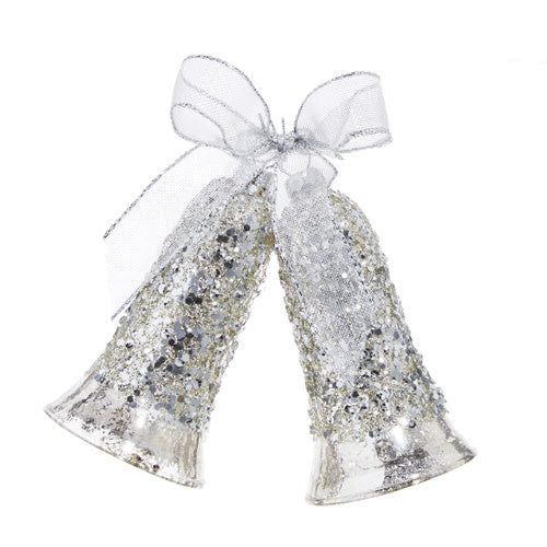 Silver Bells Ornament | 5in