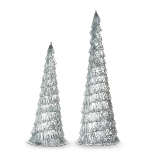 Twinkling Tinsel Tree | S2 Silver 24in
