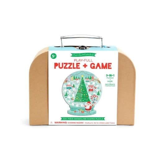 3 in 1 Snow Globe Shape Puzzle