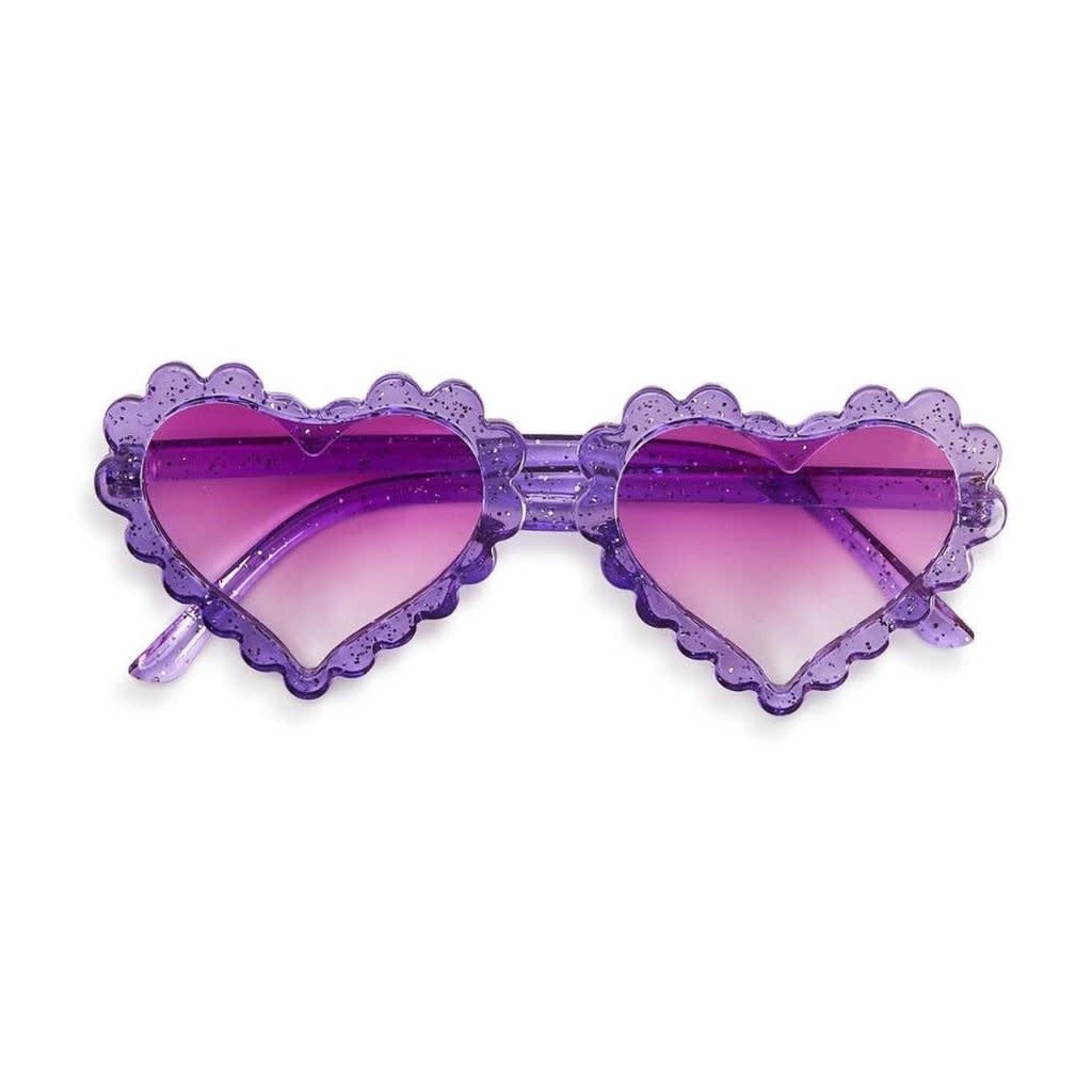 Glitter Heart Ombre Sunglasses | Assorted