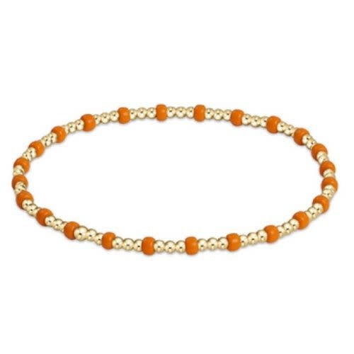 Hope Gold Sincerity Bracelet | Orange