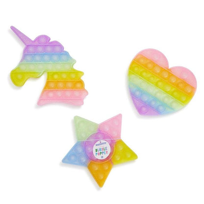 Glitter Bubble Poppers | Assorted