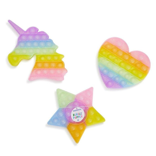 Glitter Bubble Poppers | Assorted