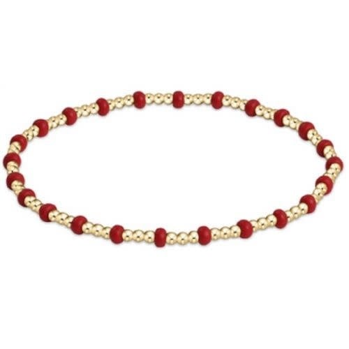 Hope Gold Sincerity Bracelet | Crimson