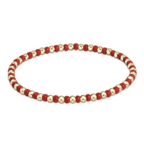 Hope Grateful Bracelet | Bright Red