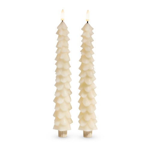 Tree Taper Candles | 10.5in Ivory