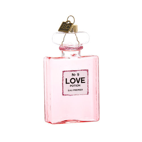 Pink Love Potion No. 9 Christmas Ornament | 4in