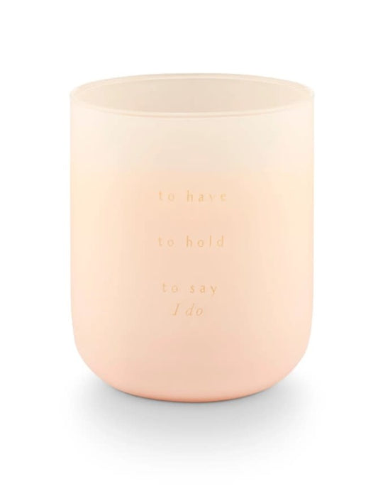 Go Be Lovely Bridal Glass Candle