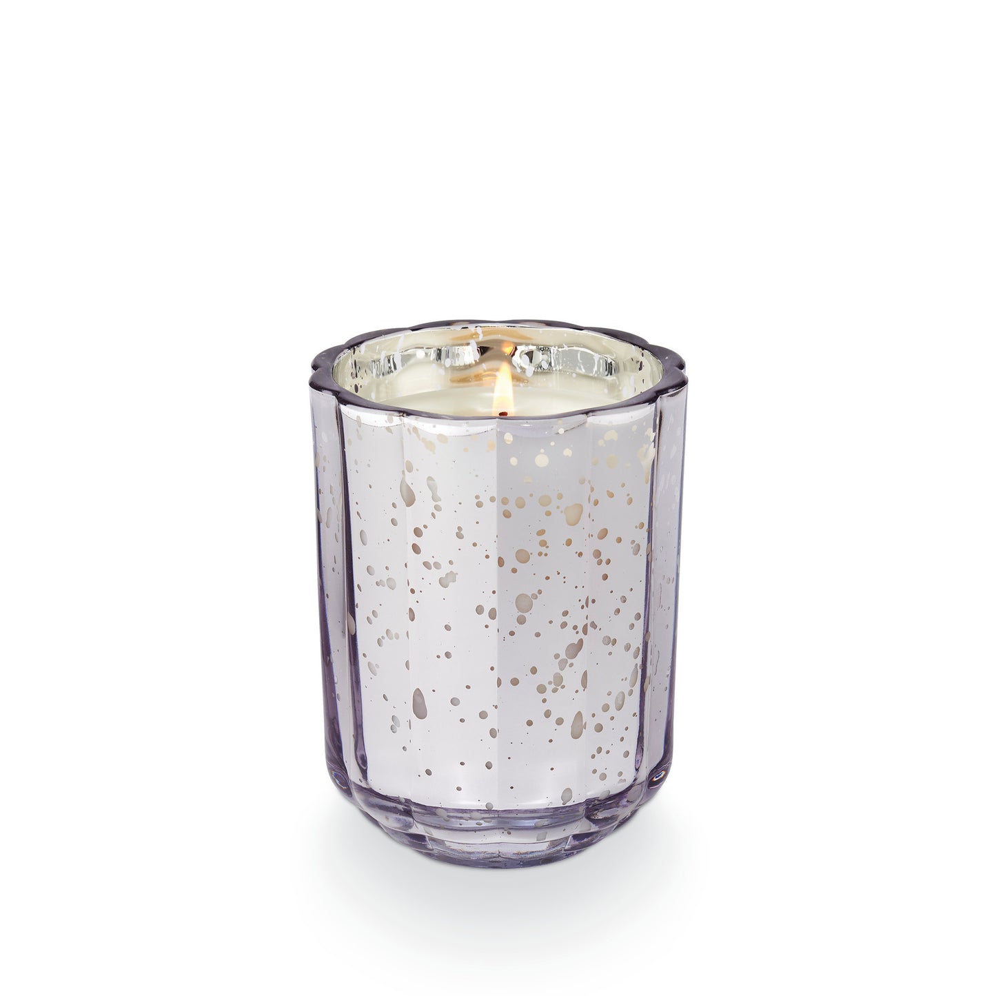 Mercury Glass Floral Candle | Lavender La La 11.6oz