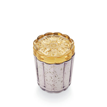 Mercury Glass Floral Candle | Lavender La La 11.6oz
