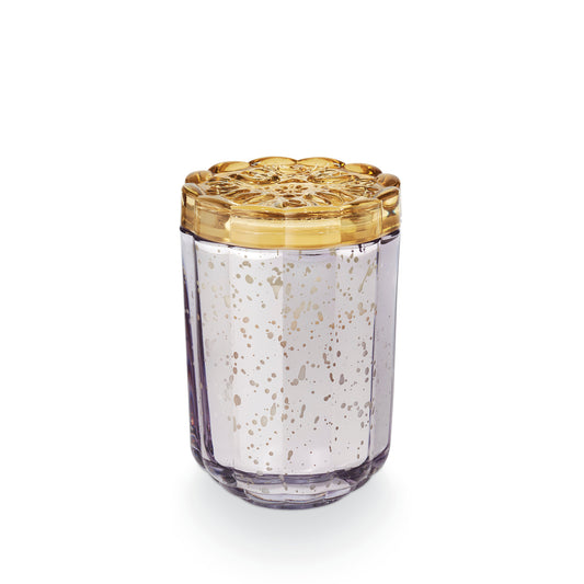 Mercury Glass Floral Candle | Lavender La La 11.6oz