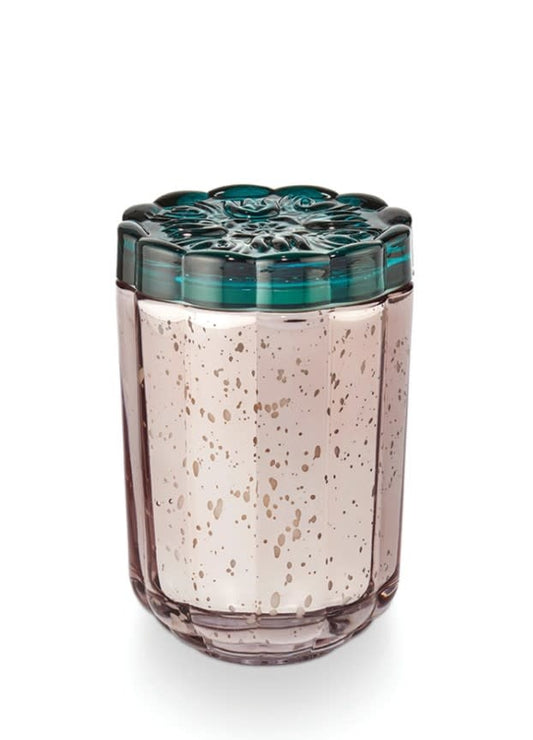 Coconut Milk Mango Flourish Glass Candle