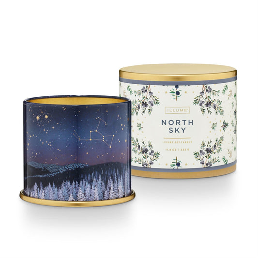 North Sky Large Tin Candle