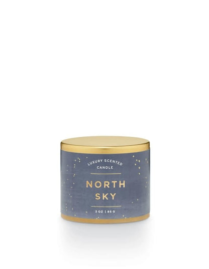 North Sky Demi Tin Candle